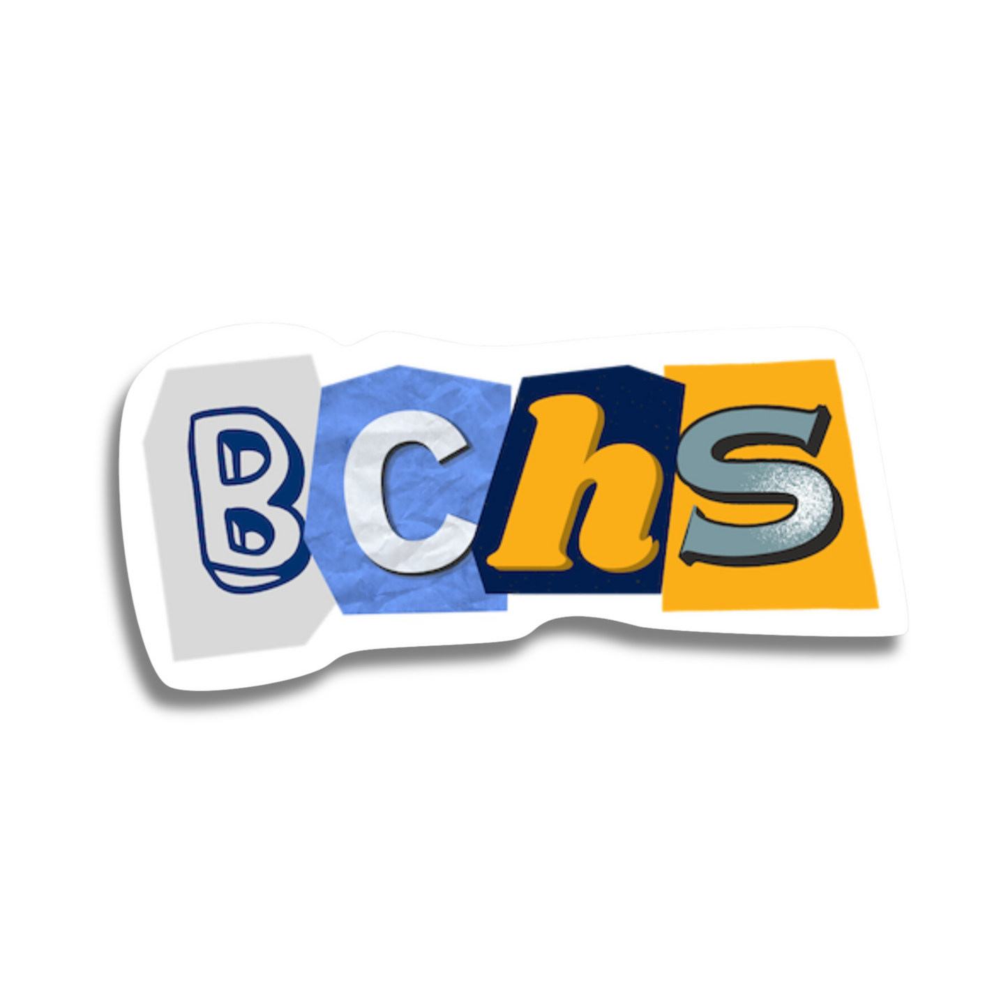 BCHS Newspaper Letter Sticker