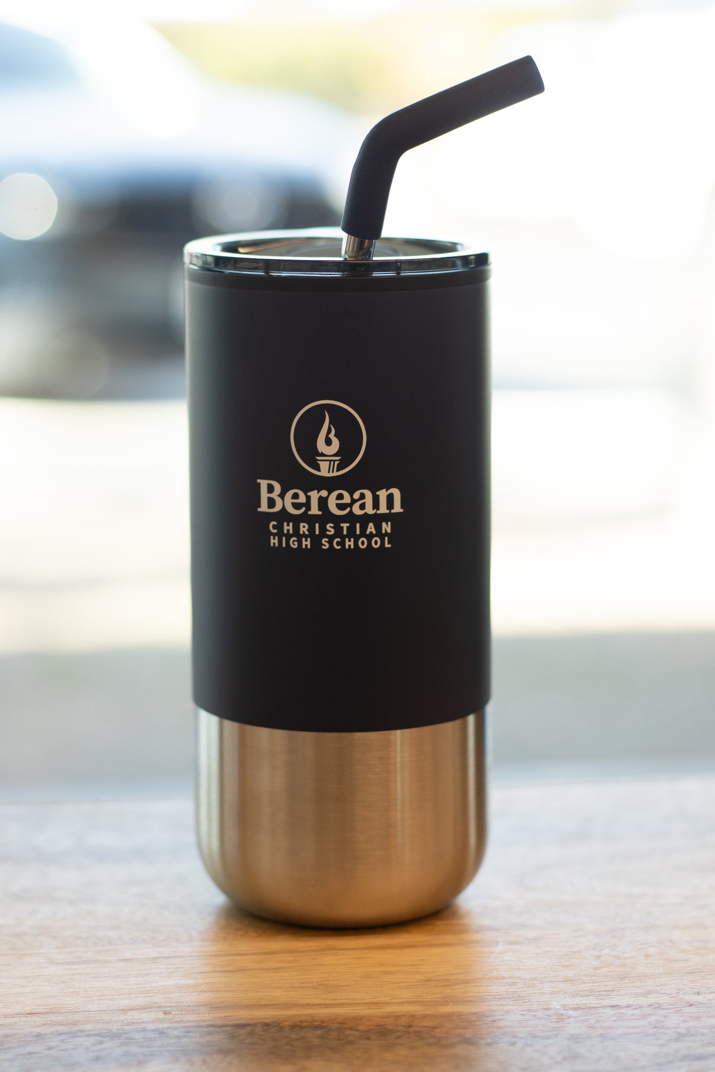 Berean Tumbler with Stainless Straw - 16 oz.