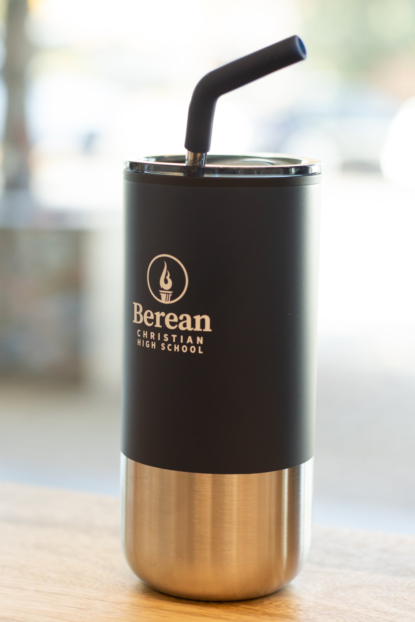 Berean Tumbler with Stainless Straw - 16 oz.