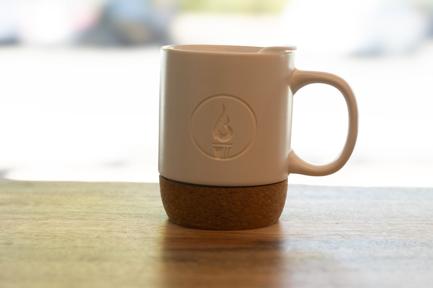 Torch Cork Bottom Ceramic Mug - 12 oz.