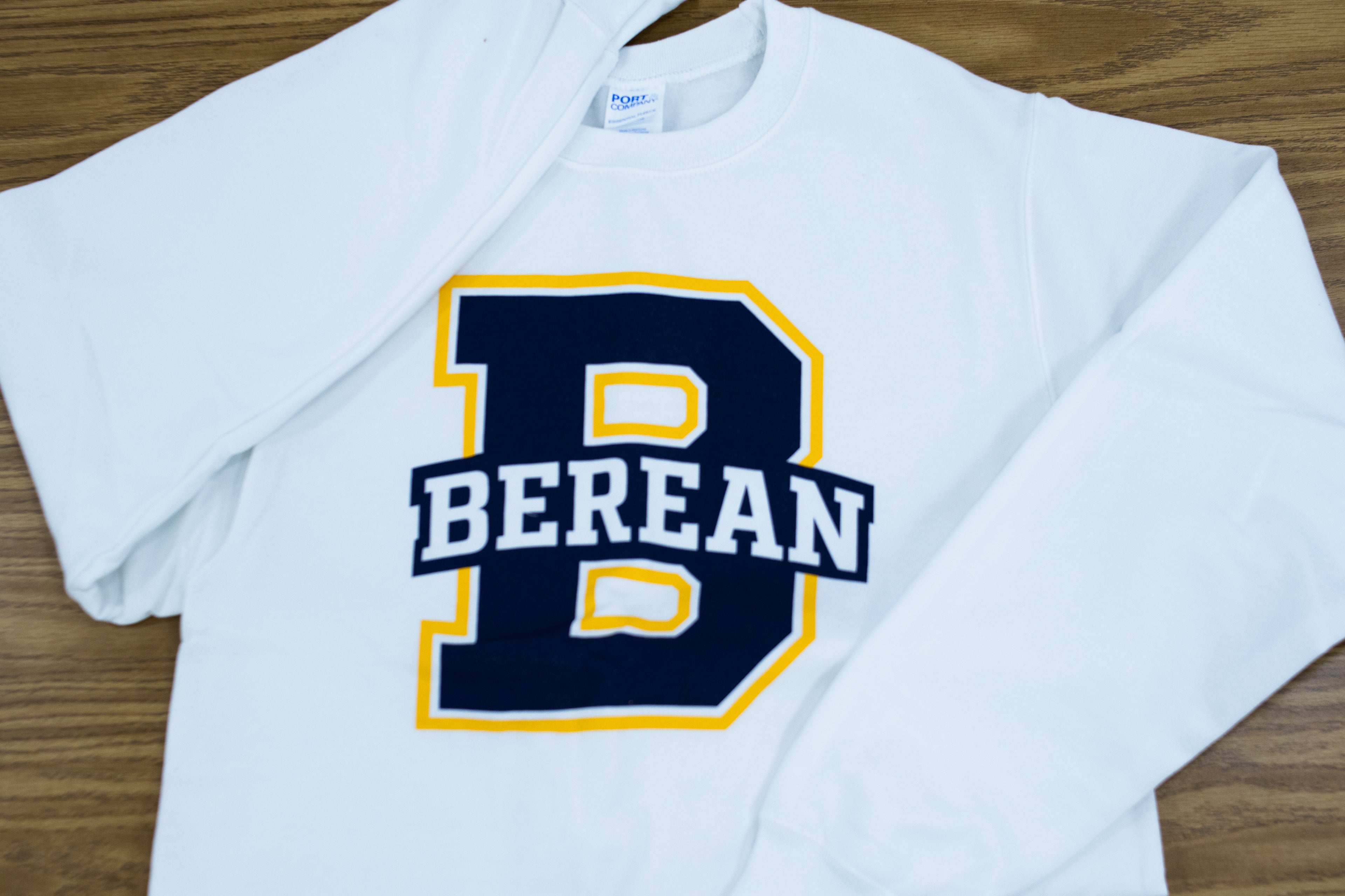 White Berean Crewneck